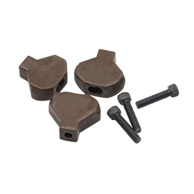 Front view of Club Car DS with a newly installed clutch button kit.