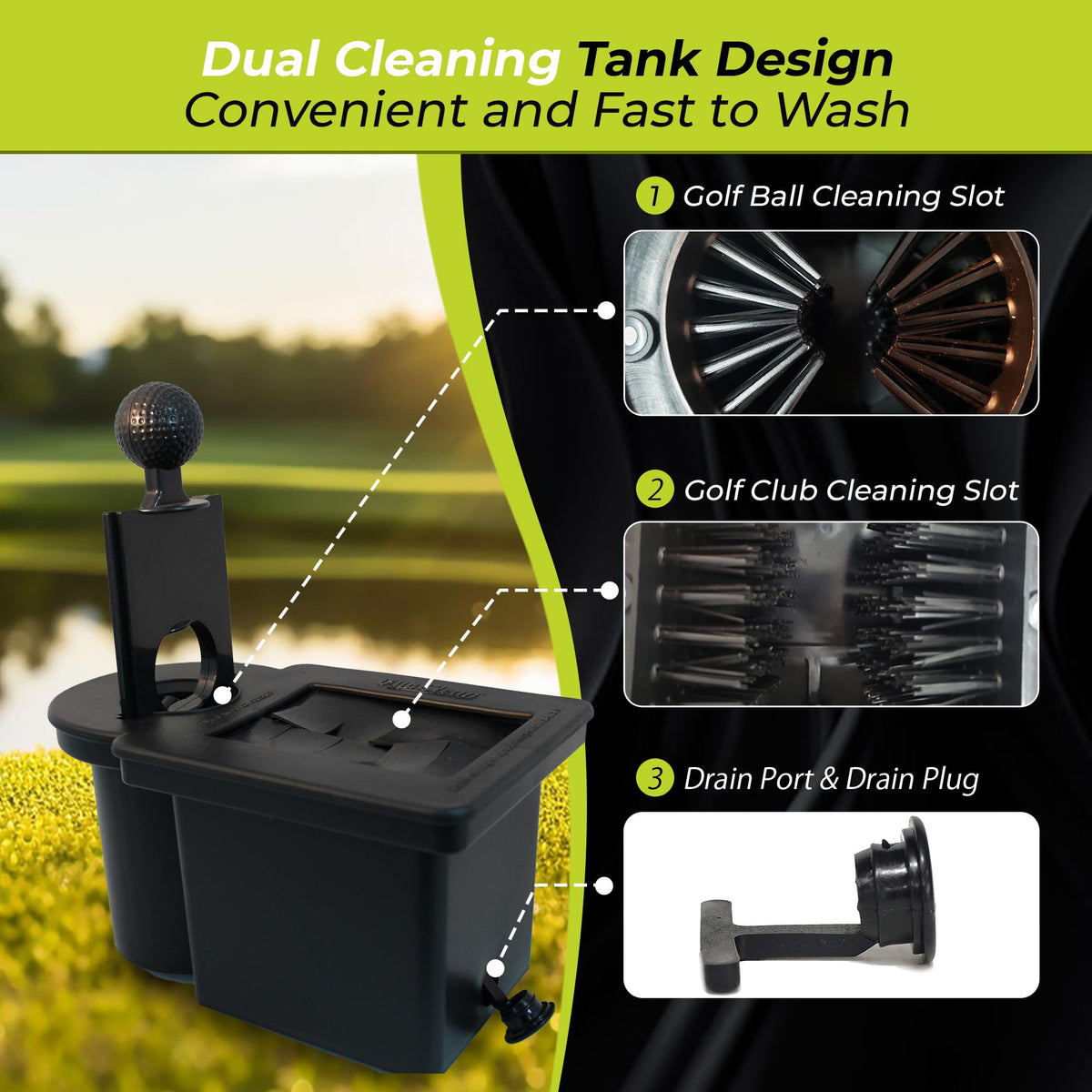 Club Clean groove-cleaning enhances spin control on the course