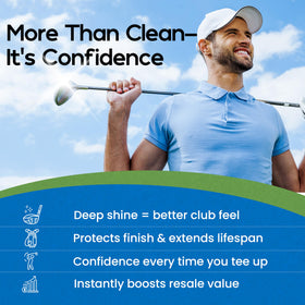 Club Doctor Golf Club Polish provides fast, mess-free results at home.