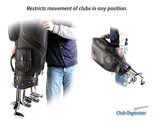 Club Organizer balances weight distribution for lighter, comfortable carries.