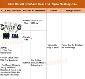CLUBRALLY genuine fitment for 1993-up Club Car DS cart ensures compatibility.