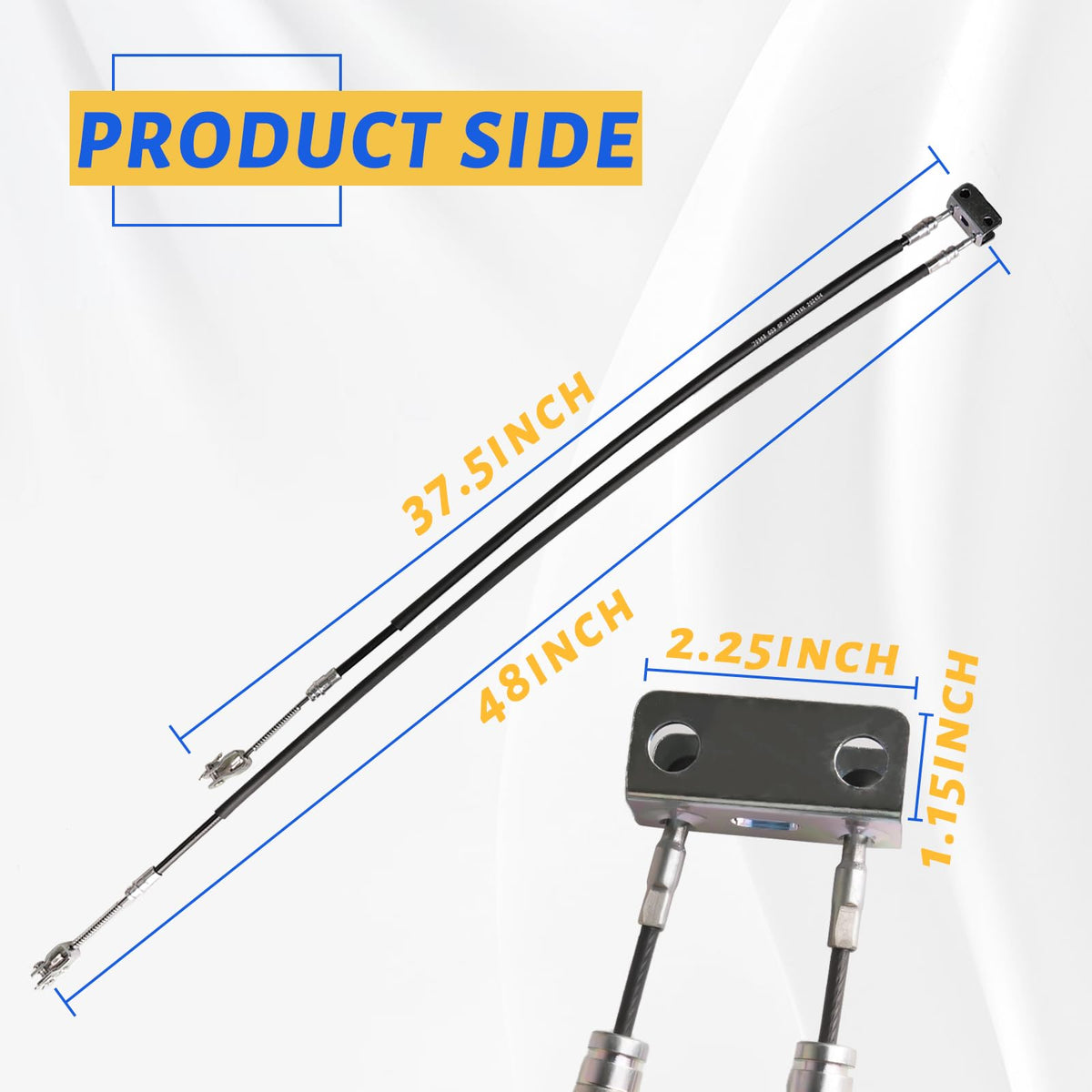 ClubRally 1994-2008 EZGO TXT brake cable core offers durable stainless steel.