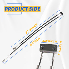 ClubRally 1994-2008 EZGO TXT brake cable core offers durable stainless steel.
