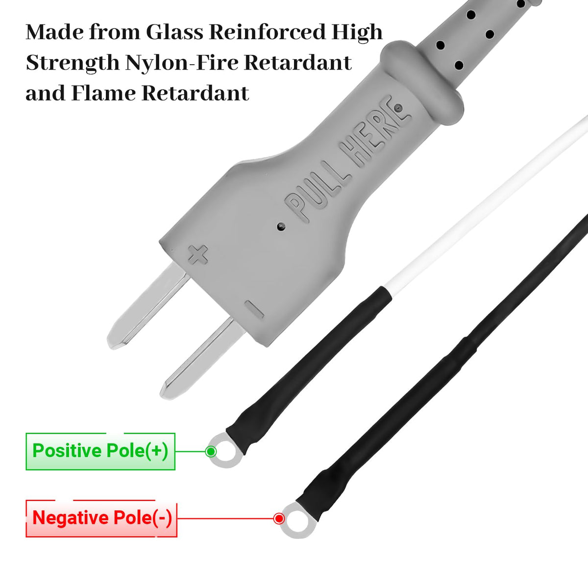 CLUBRALLY 2 blade DC connector for strong, reliable connections