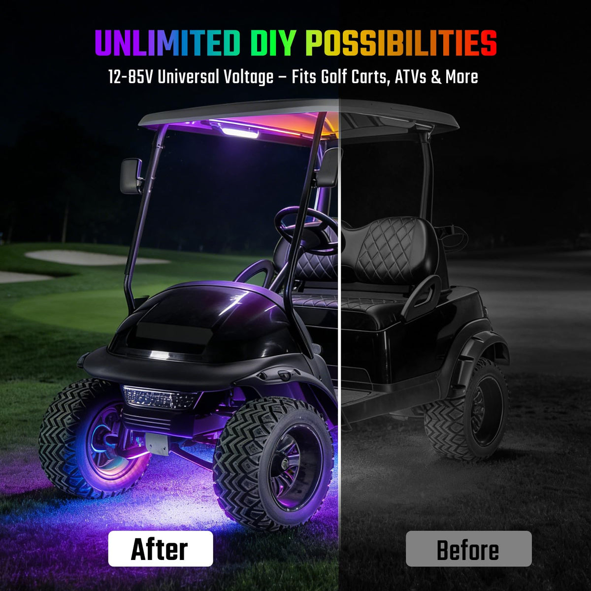 CLUBRALLY 28 dynamic modes showcase full-body neon glow