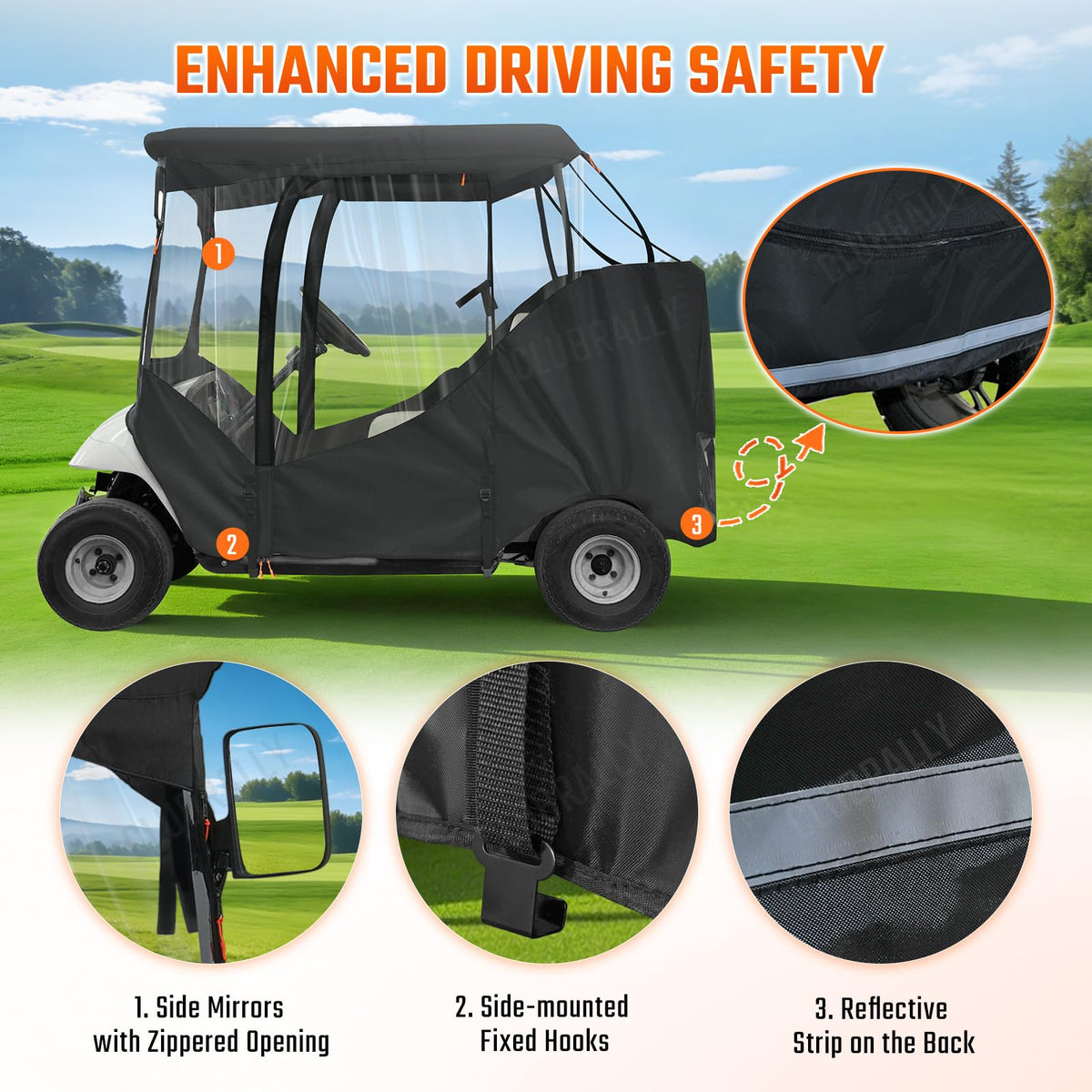 CLUBRALLY roll-up doors provide quick access while protecting interior