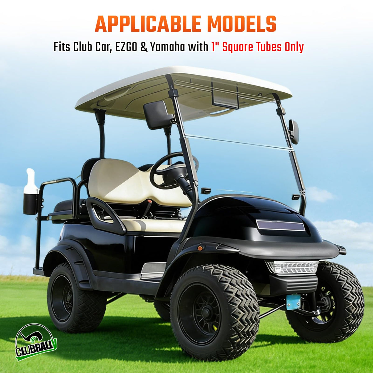 ClubRALLY 35-ounce capacity keeps sand ready for greens and fairways.