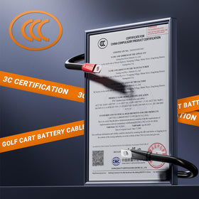 CLUBRALLY 48V golf cart cables shown for upgrade and efficiency.