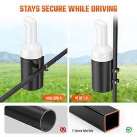 ABS material ClubRally sand bottle emphasizes rugged durability for outdoor use