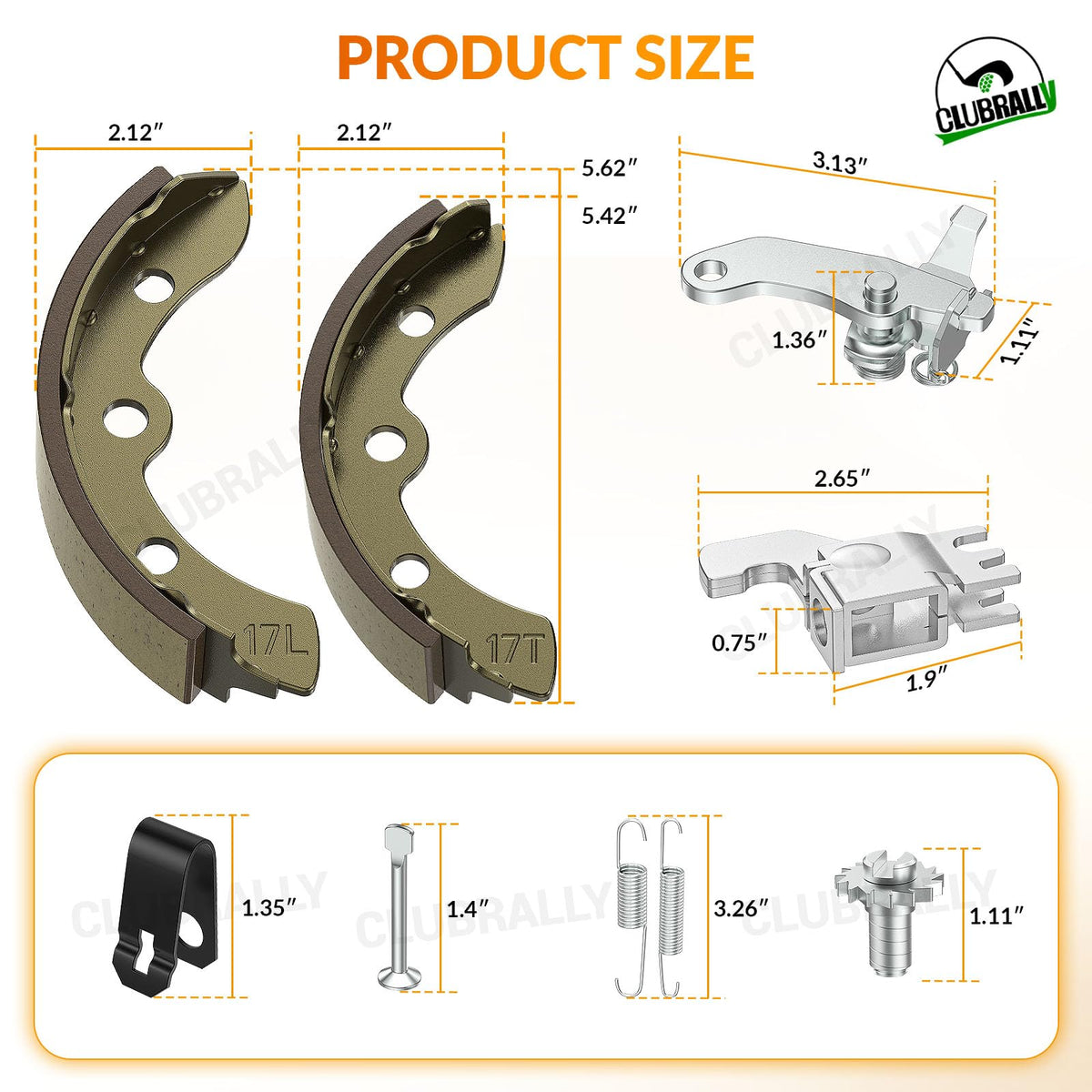 ClubRally adjusting mechanism ensures a precise fit