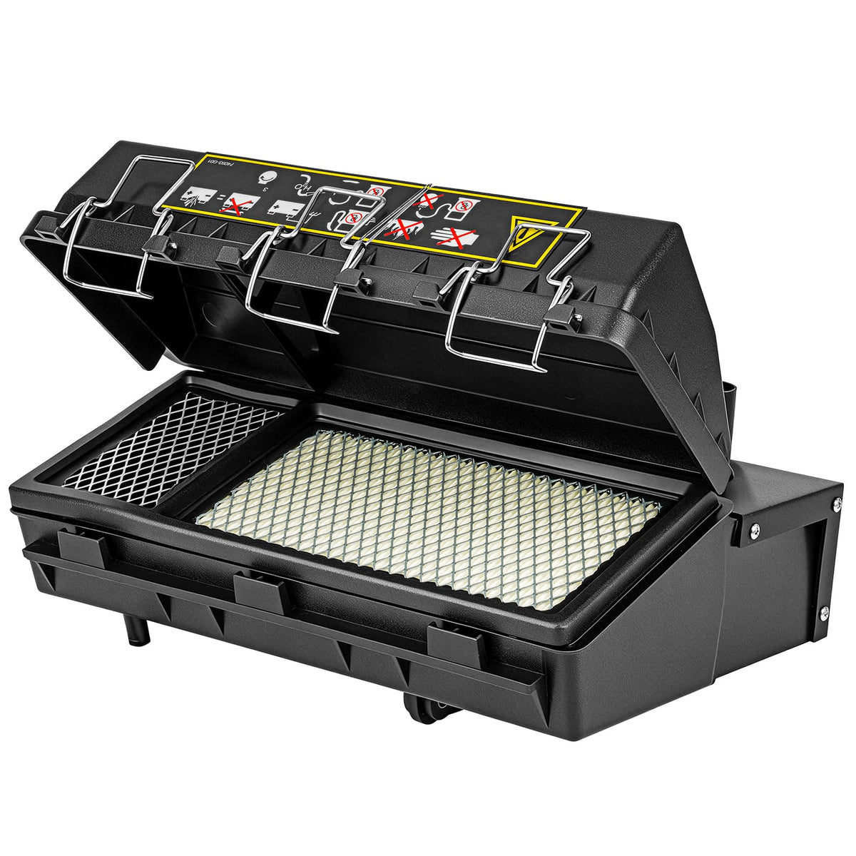 ClubRally air box filter assembly shown for EZGO model, enhances airflow and keeps engine clean.