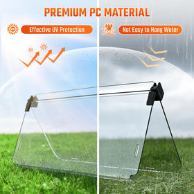 ClubRally anti-glare wide view reduces glare and enhances safety