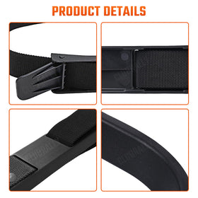 CLUBRALLY black coated finish highlights durability for outdoor golf cart use