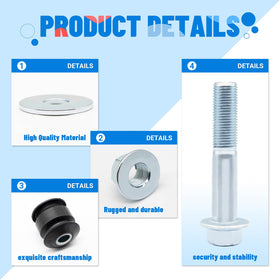 ClubRally bolts and flange screws ready for secure mounting