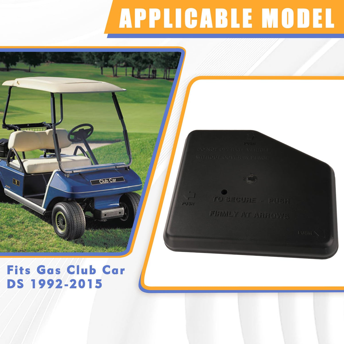 Packaging for CLUBRALLY box cover with clear OEM references.