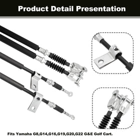 Two-piece CLUBRALLY brake cables set ready for easy replacement.