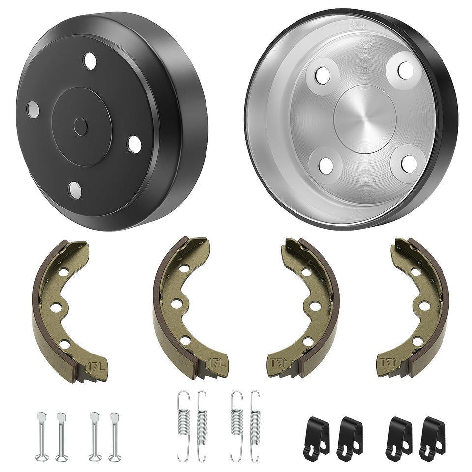 CLUBRALLY brake drum for Club Car DS improves braking consistency and safety