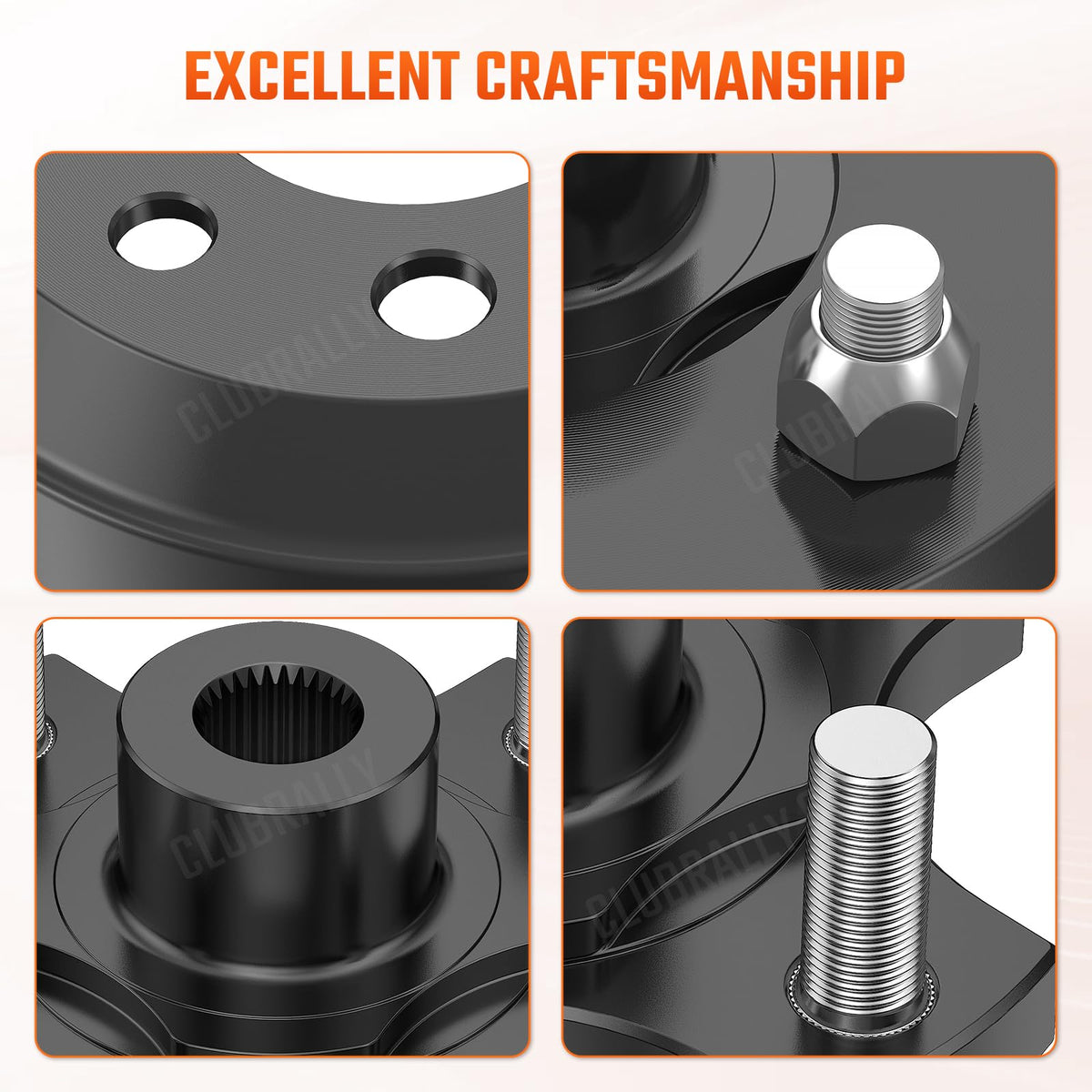 CLUBRALLY brake drum hub kit for EZGO TXT enables quick installation and easier maintenance.