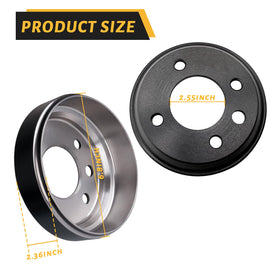 CLUBRALLY brake drum kit for Club Car DS 1011137 supports classic golf carts.