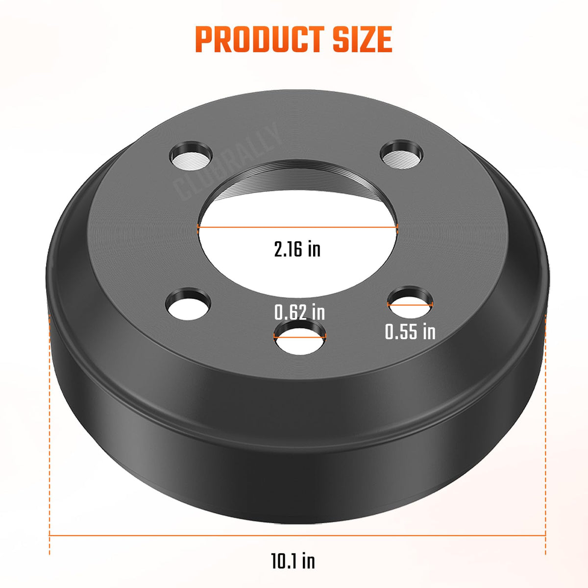 Installed on Tempo model, CLUBRALLY brake drum demonstrates versatile fit