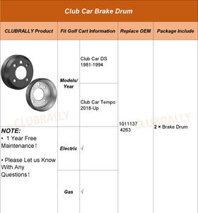 Workshop scene showing CLUBRALLY brake drum in service
