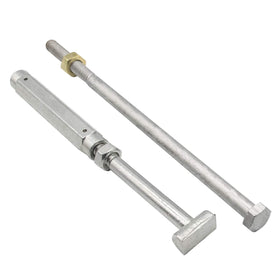 ClubRally rod installed on a Club Car Precedent for steady braking