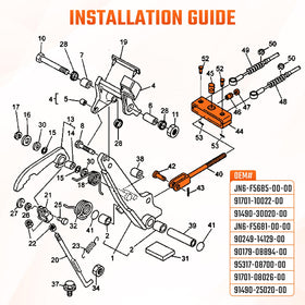 CLUBRALLY brake equalizer rod OEM reference for accurate fit and compatibility.