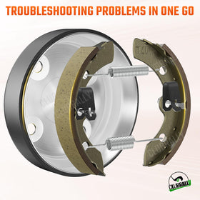 CLUBRALLY brake shoes set for Club Car DS and Precedent delivers smooth stopping