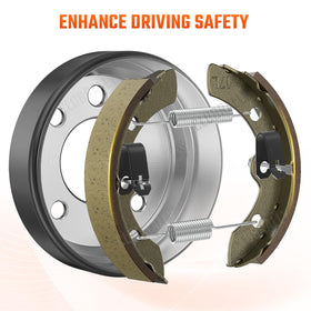 ClubRally brake shoes kit for Club Car DS delivers smoother stopping.