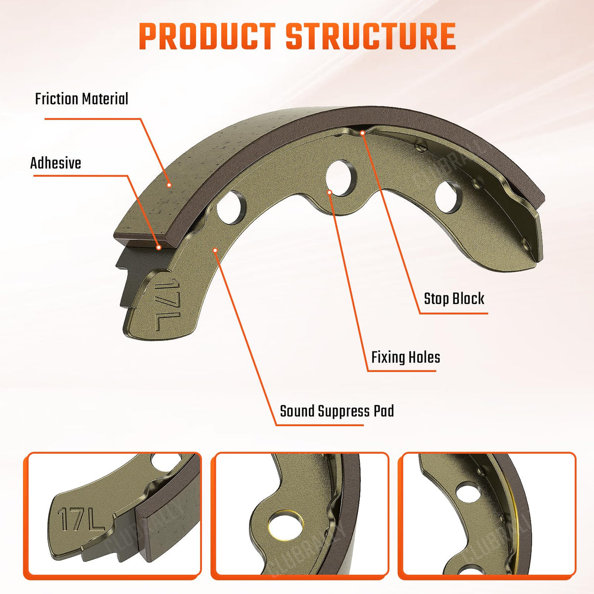 OEM numbers 1018232-01 and 1018163-01 verify correct fit for Club Car.