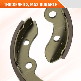 Short and long 17T/17L shoes indicate compatibility and balanced braking.