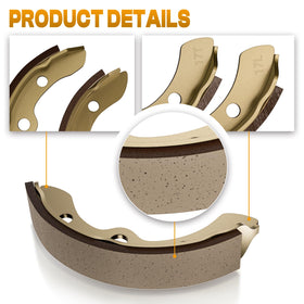 Packaging view of CLUBRALLY brake shoes with OEM compatibility note
