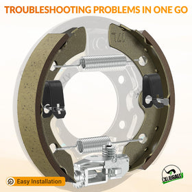 ClubRally brake shoes short 17T for fast, accurate braking control