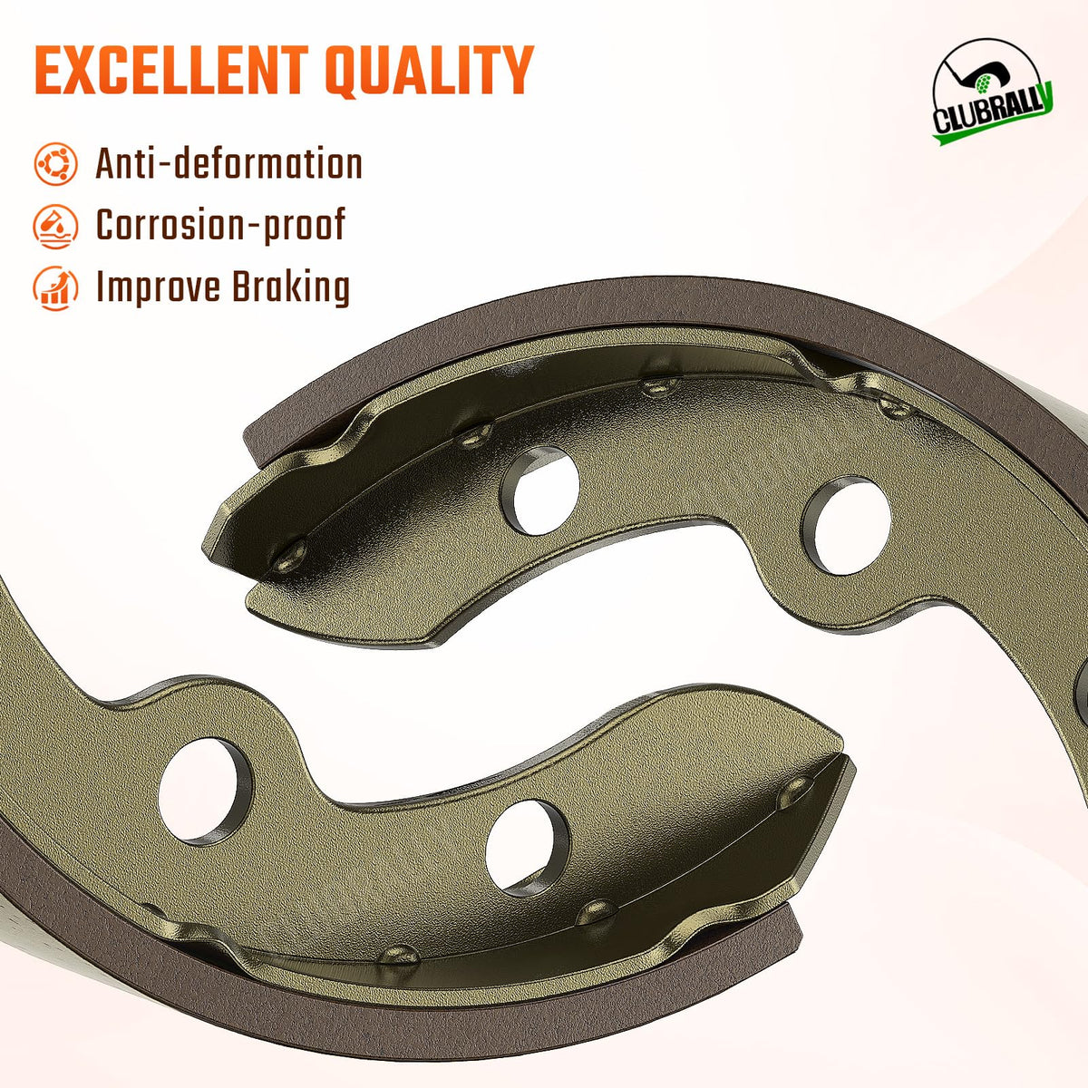 ClubRally brake shoes spring kit supports reliable reassembly and performance.
