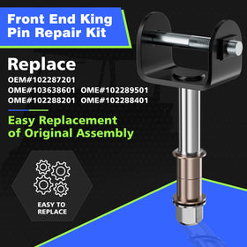 CLUBRALLY bronze-flanged bushings provide durable, quiet front-end support.