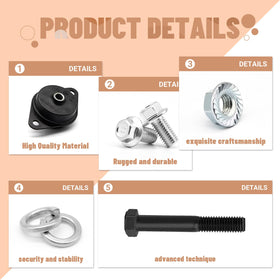 ClubRALLY bushing kit with bolts and nuts ready for installation
