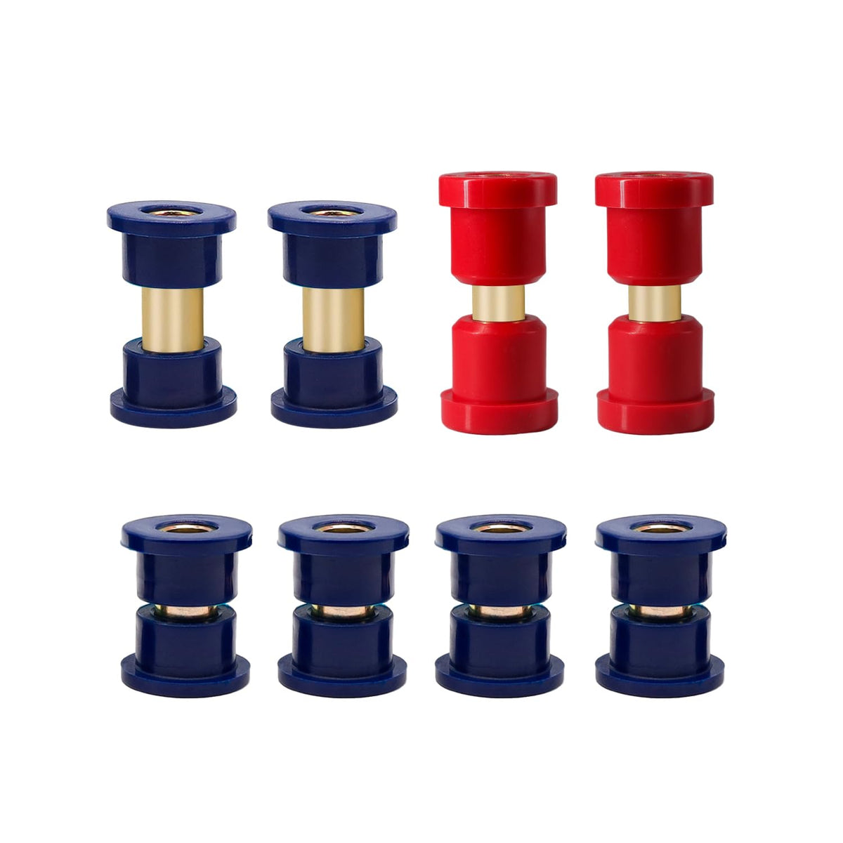 Inner bronze sleeves of the CLUBRALLY kit improve alignment and quiet operation.