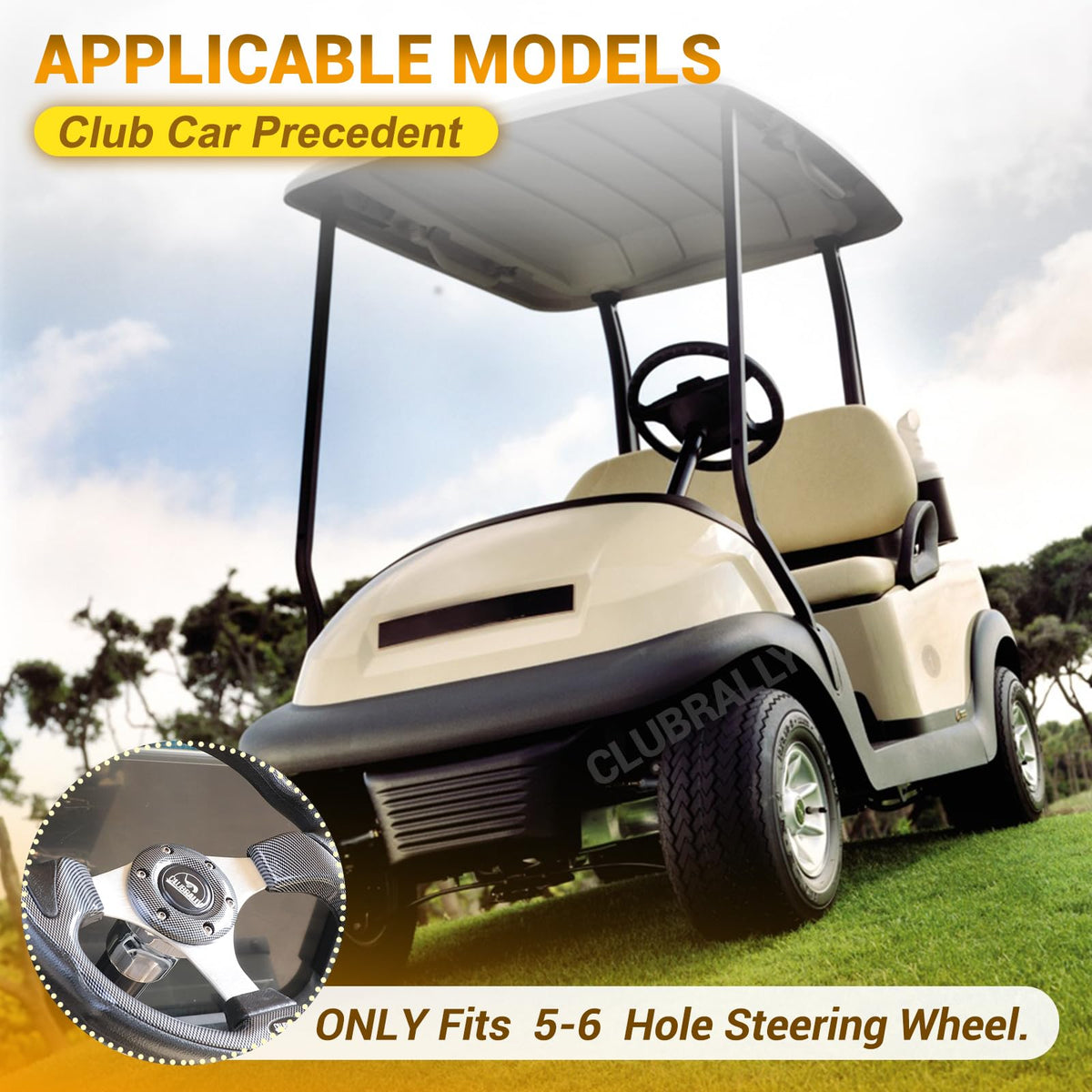 ClubRally model confirmation before ordering helps ensure proper fit.
