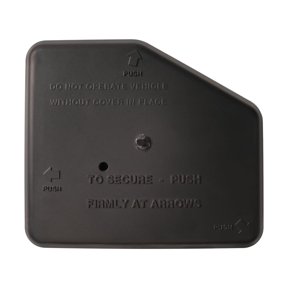 CLUBRALLY electrical box cover for Club Car DS front view with precise fit and protection.