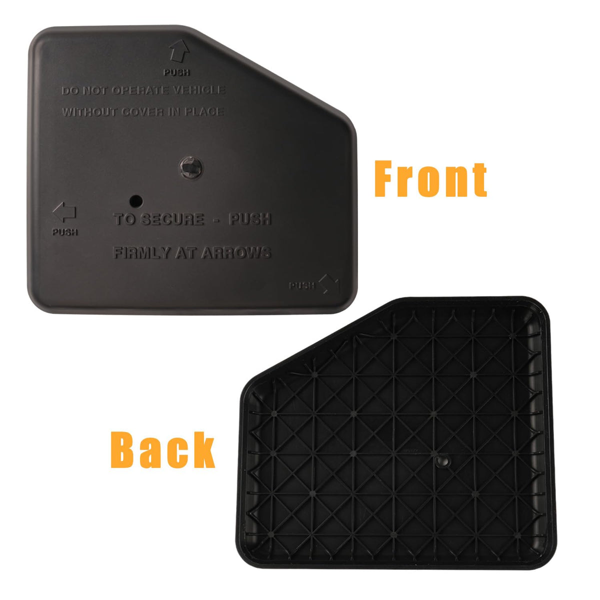 CLUBRALLY electrical box cover for Club Car DS side view showing rugged construction.