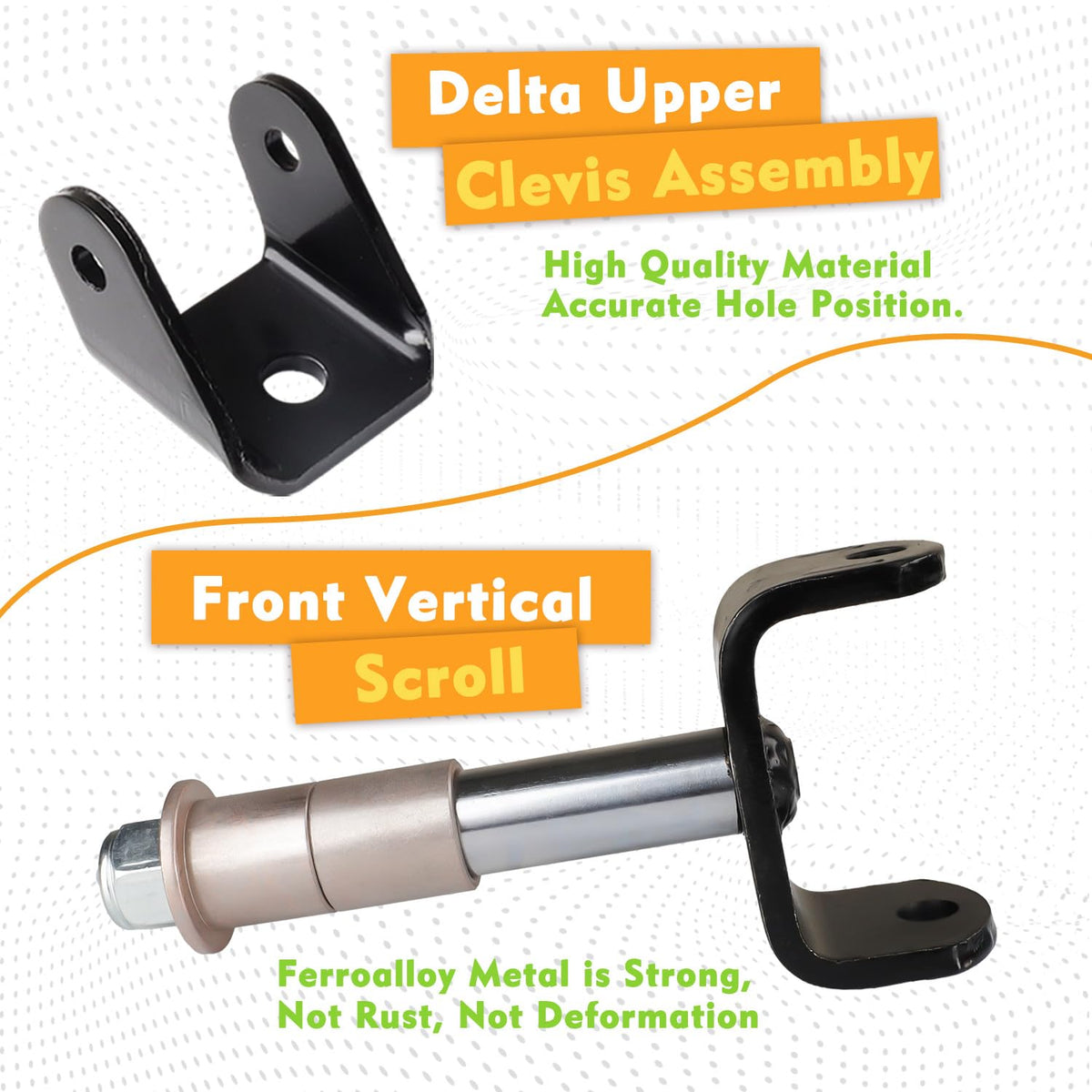 CLUBRALLY king pin repair kit helps restore stable steering.