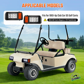 Installed CLUBRALLY DS LED headlights demonstrate crisp beam.