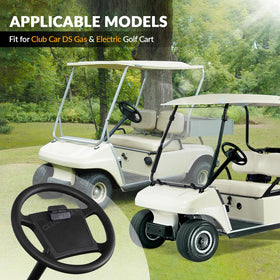 CLUBRALLY Club Car DS steering wheel ships with one wheel for installation-ready replacement.