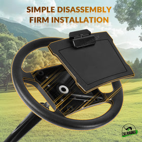 CLUBRALLY Club Car DS steering wheel palm-fit grip ideal for sweaty hands.