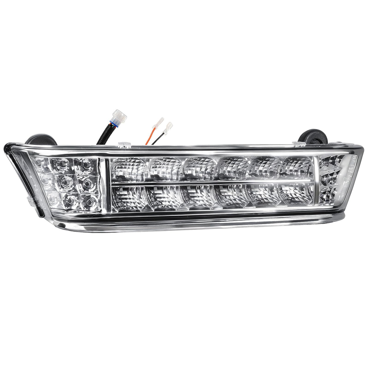 CLUBRALLY Club Car Precedent LED headlight bar front view for improved visibility.