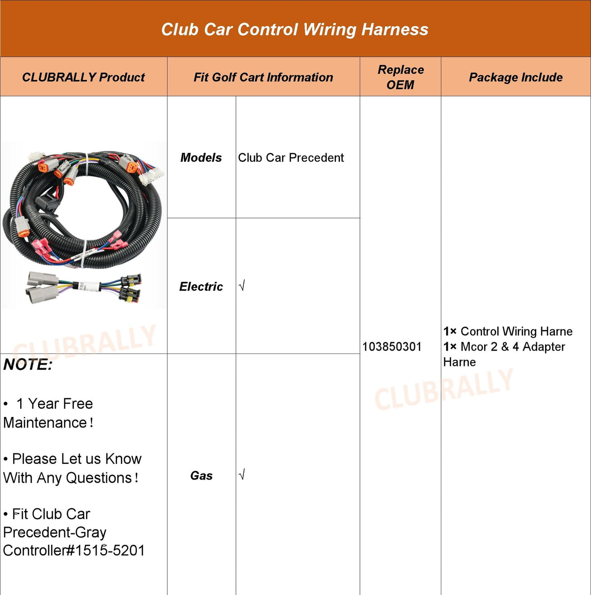 ClubRally completed wiring harness test-fit on golf cart for reliability checks
