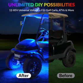 ClubRally control box and wiring simplify easy installation on any cart.