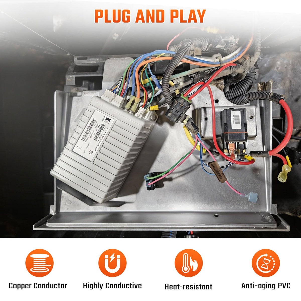 ClubRally copper-core wiring detail for high-temperature resistance and longevity