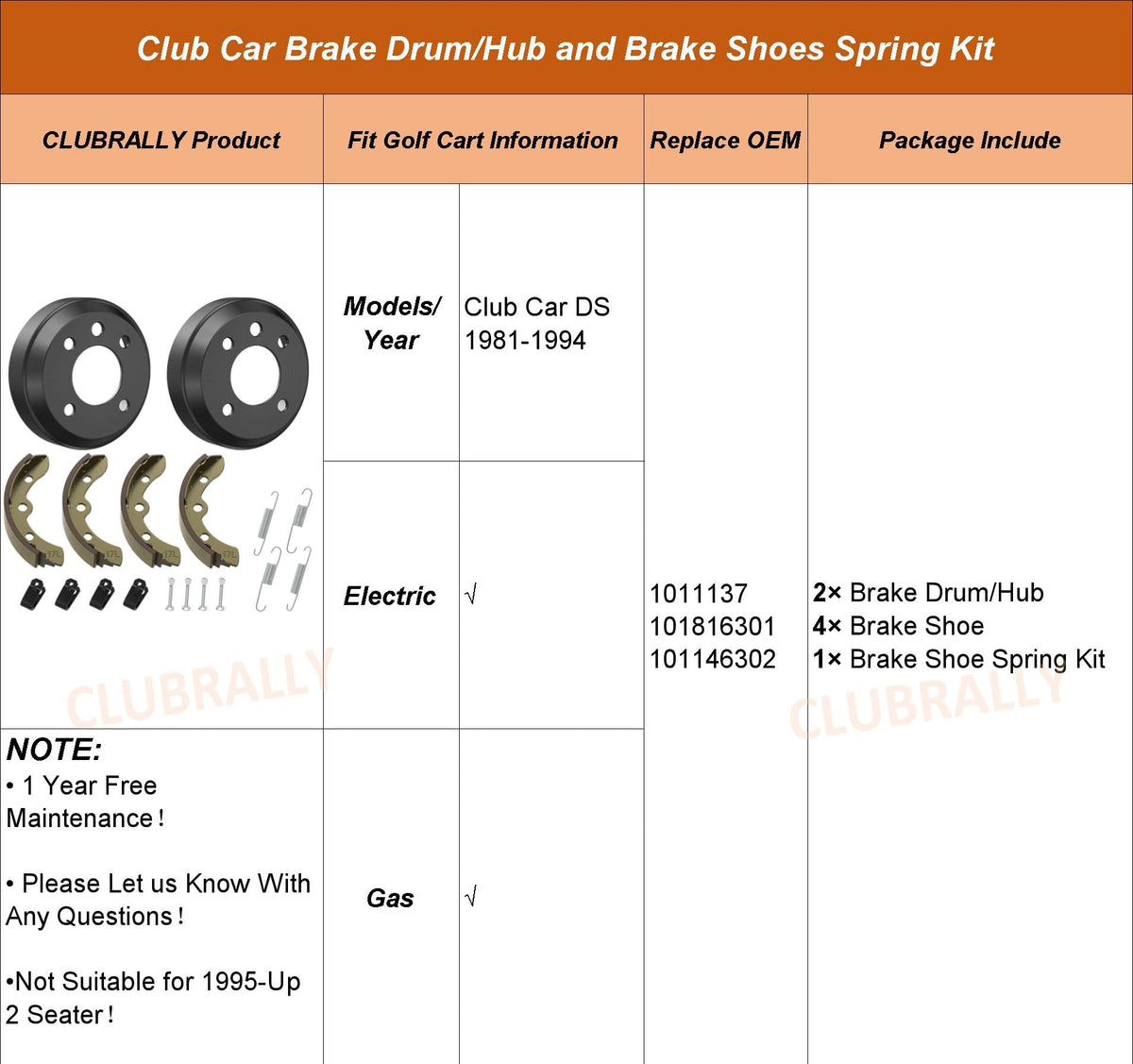 ClubRally DS brake system complete kit supports reliable braking