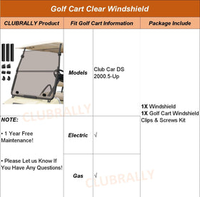 clubrally compatible with 2000-up club car ds for easy upgrade